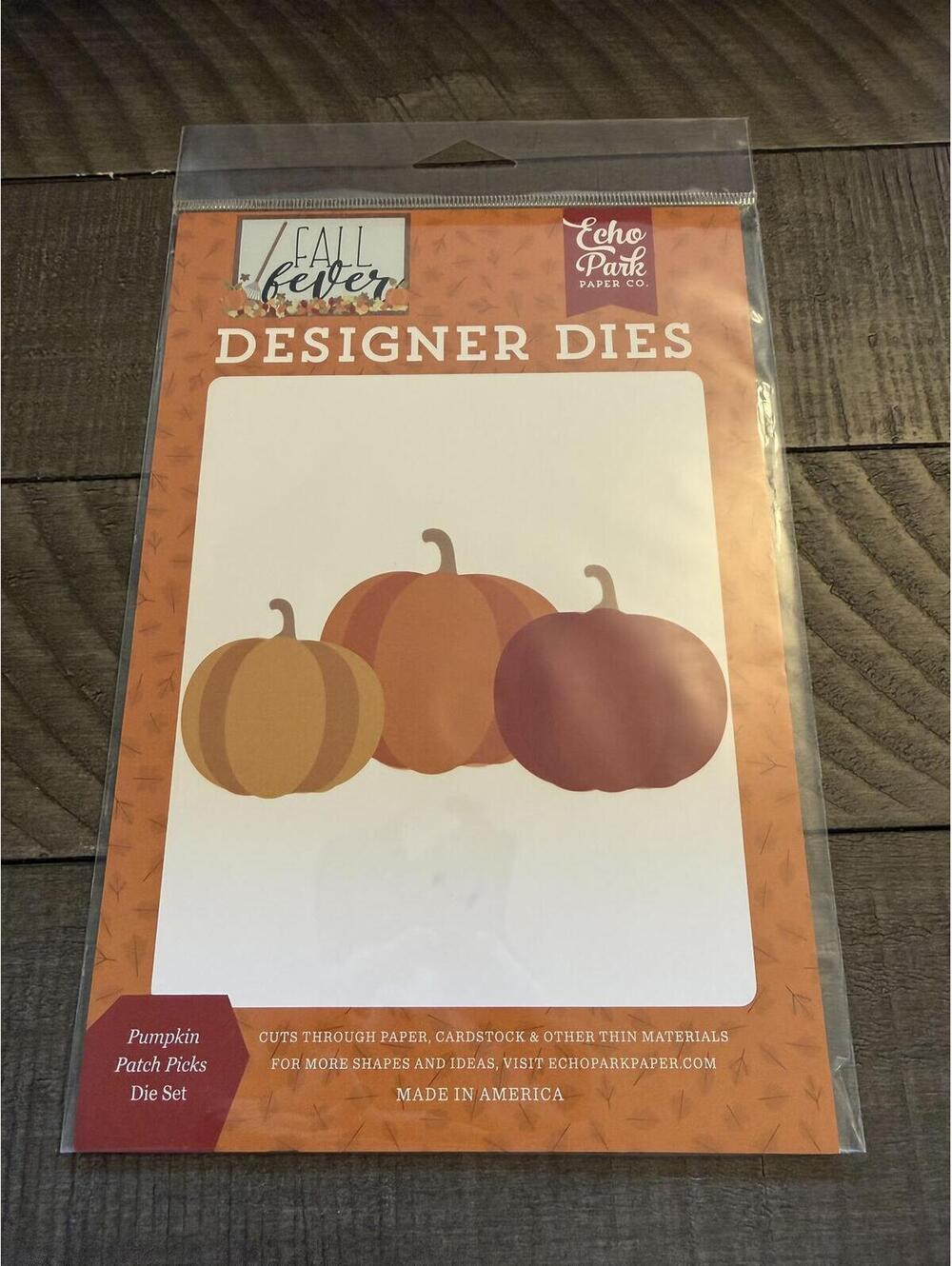 Echo Park Paper Pumpkin Patch Picks Die Set